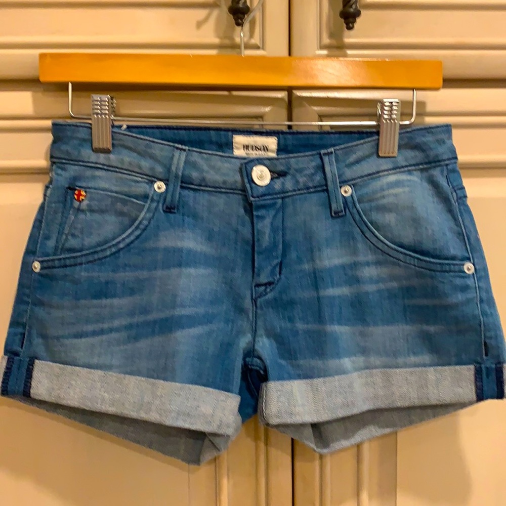 Hudson denim NEW Hampton cuffed short shorts
